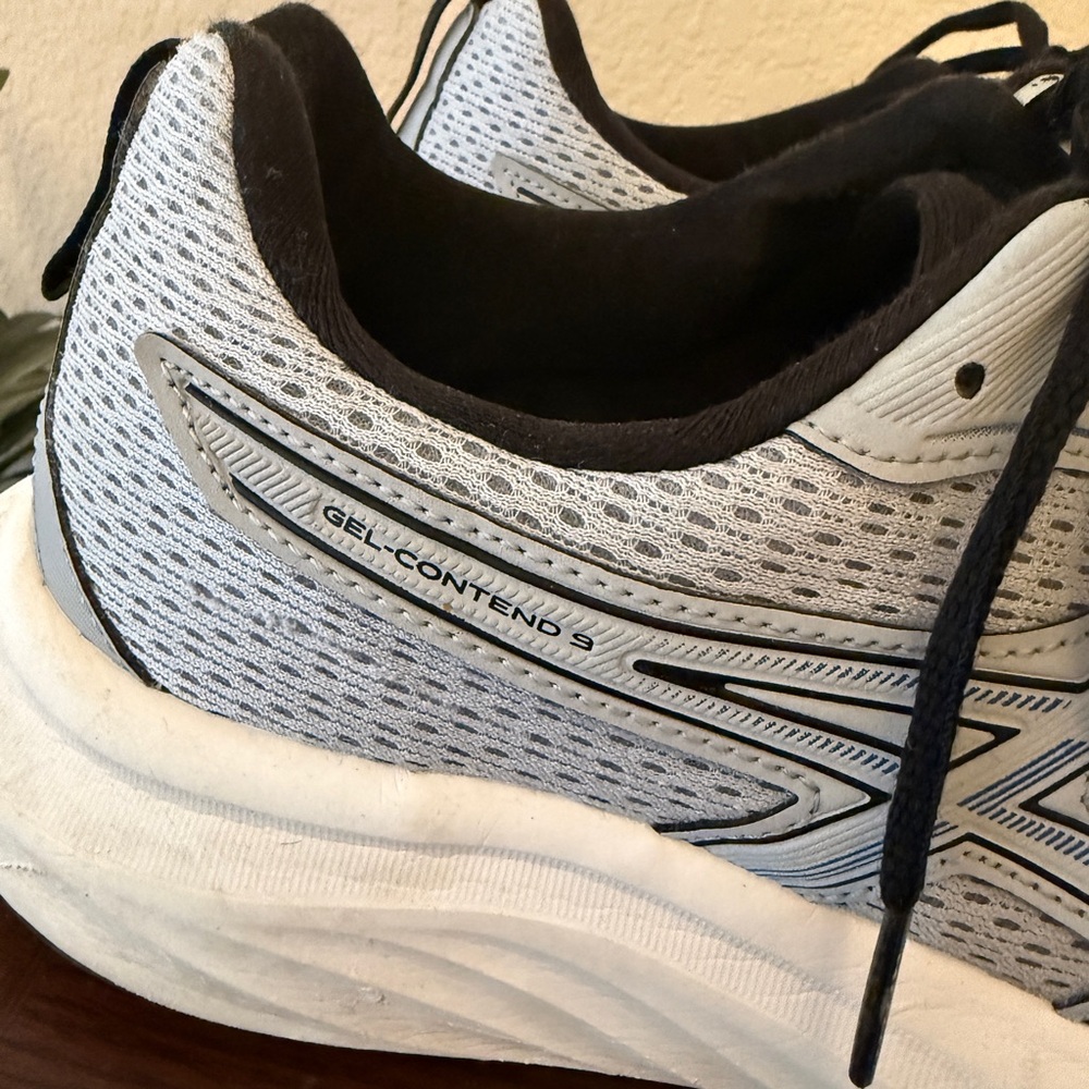 ASICS Men's Gel Contend 9 Piedmont Gray Running Shoes 11 1/2 Extra Wide - Picture 3 of 12